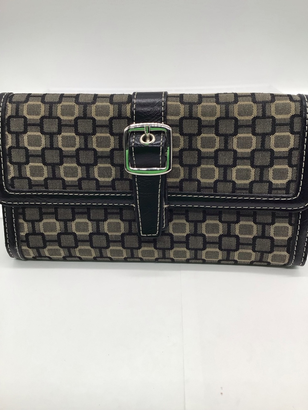 🌼3/$13🌼BUNDLE DEAL! Black Print Canvas Wallet